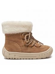 Geox Kozaki B Omar Girl Wpf B462LA 00022 C6627 M Brązowy. Brązowe kozaki dziewczęce Geox, bez wzorów, z materiału, bez obcasa. Za 239.99 zł.