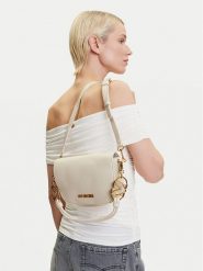 LOVE MOSCHINO Torebka JC4049PP1MLF0110 Kremowy. Białe torebki klasyczne damskie Love Moschino, bez wzorów, ze skóry, bez dodatków. Za 460.99 zł.