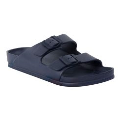Klapki Damskie Lady Brooklyn. Niebieskie klapki damskie Regatta, bez wzorów, z materiału, bez obcasa, na obcasie. Za 88.99 zł.