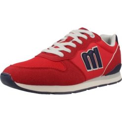 Buty MTNG 84467M Czerwony. Czerwone buty trekkingowe męskie MTNG, z tkaniny, bez zapięcia, trekkingowe. Za 171.99 zł.