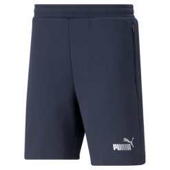 Krótkie spodenki męskie Puma TEAMFINAL CASUALS. Niebieskie szorty męskie Puma, bez wzorów, z bawełny, sportowe. Za 182.99 zł.