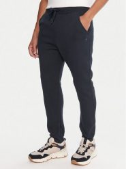 G-Star Raw Spodnie dresowe Premium Core D15653-C235 Granatowy Slim Fit. Niebieskie spodnie dresowe męskie G-Star Raw, bez wzorów, z bawełny. Za 349.99 zł.