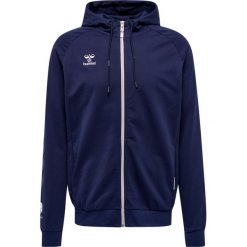 BLUZA SPORTOWA HUMMEL hmlMOVE GRID COTTON ZIP HOODIE. Niebieskie bluzy bez kaptura męskie HUMMEL, m. Za 281.50 zł.