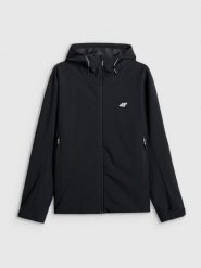 4F Kurtka przejściowa membrana 5000 męska - czarna 3XL. Czarne kurtki męskie 4f, m, bez wzorów, bez kaptura. Za 299.99 zł.