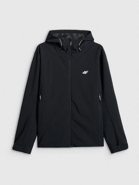 4F Kurtka przejściowa membrana 5000 męska - czarna 3XL. Czarne kurtki męskie 4f, m, bez wzorów, bez kaptura. Za 299.99 zł.