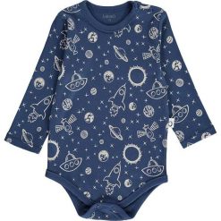 Body w kolorze granatowym. Niebieskie body niemowlęce Lamino, bez wzorów, z bawełny, bez ramiączek. W wyprzedaży za 25.95 zł.