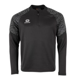 Bluza dresowa 1/4 zip Stanno Bolt. Czarne bluzy sportowe damskie STANNO, xl, bez wzorów, z dresówki, bez ramiączek, długie, bez kaptura. Za 251.50 zł.