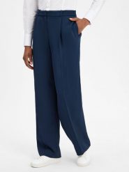 Tommy Hilfiger spodnie materiałowe Kobiety wiskoza niebieski, 42. Niebieskie spodnie materiałowe damskie Tommy Hilfiger, bez wzorów, z materiału, eleganckie. Za 429.95 zł.