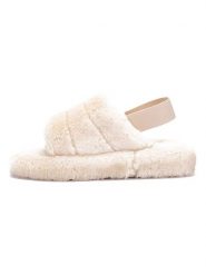 ISLAND BOOT Kapcie "Poppy" w kolorze kremowym rozmiar: 40. Brązowe kapcie damskie Island Boot. Za 109.78 zł.