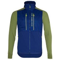 Kurtka narciarska z pełnym zamkiem Silvini Core. Niebieskie kurtki narciarskie i snowboardowe damskie Silvini, bez wzorów, z materiału, bez kaptura, narciarskie. Za 760.00 zł.