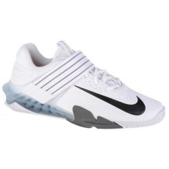 Buty Nike Savaleos CV5708-100 białe. Białe buty sportowe na co dzień męskie z gumy, bez zapięcia, na fitness i siłownię. Za 710.35 zł.