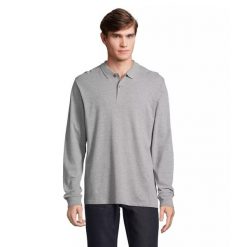 Koszulka polo z długim rękawem Sol's Planet. Szare bluzki damskie SOL'S, s, bez wzorów, bez kołnierzyka, bez ramiączek. Za 139.00 zł.