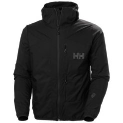 Ocieplana, wodoodporna kurtka z kapturem Helly Hansen Odin Bc Lt. Czarne kurtki męskie Helly Hansen, l, bez wzorów, z elastanu, z kapturem. Za 1,262.00 zł.