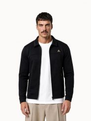 Kurtka wodoodporna Le Coq Sportif. Czarne kurtki męskie Le Coq Sportif, l, bez wzorów, z materiału, eleganckie, bez kaptura. Za 750.50 zł.