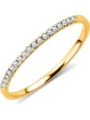 Revoni Złoty pierścionek z diamentami rozmiar: 54. Żółte pierścionki damskie Revoni, z diamentem, złote. Za 1,035.99 zł.