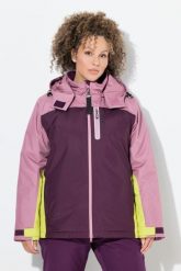 Damskie Kurtka sportowa HYPRAR wodoodporna kaptur. Czerwone kurtki narciarskie i snowboardowe damskie Ulla Popken, plus size, bez wzorów, z materiału, z kapturem, narciarskie. Za 739.99 zł.