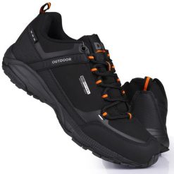 Buty męskie DK trekkingowe Softshell PREDATOR. Brązowe buty trekkingowe męskie DK, z softshellu, bez zapięcia, trekkingowe. Za 179.00 zł.