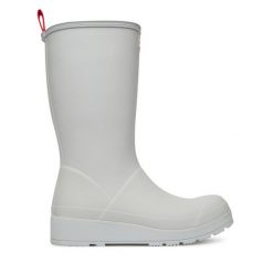 Kalosze Hunter. Szare kalosze damskie Hunter, bez wzorów. Za 319.99 zł.