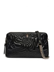 Steve Madden Torebka Bportion SM13001565 Czarny. Czarne listonoszki damskie Steve Madden, bez wzorów, ze skóry, bez dodatków. Za 429.99 zł.