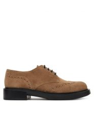 Pollini Oxfordy SA10273G1NTF0135 Brązowy. Brązowe półbuty damskie Pollini, bez wzorów, ze skóry, bez obcasa. Za 1,299.00 zł.