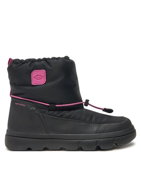 Geox Śniegowce Willaboom J46HWE 0FU54 C0922 S Czarny. Czarne kozaki dziewczęce Geox, z materiału. Za 379.99 zł.