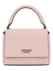Guess Torebka w kolorze jasnoróżowym - 20 x 15 x 8 cm rozmiar: onesize. Różowe torebki klasyczne damskie Guess, z aplikacjami, z materiału, bez dodatków. Za 461.21 zł.