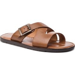 Klapki LASOCKI FOR MEN - MB-CASCAIS-21 Brown. Brązowe klapki i japonki męskie Lasocki For Men, ze skóry. Za 119.99 zł.