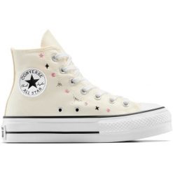 Buty sportowe Converse Chuck Taylor All Star Lift Platform Celestial. Brązowe buty sportowe na co dzień damskie Converse, bez wzorów. W wyprzedaży za 376.90 zł.