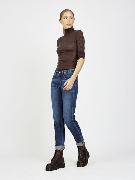 GANG JEANS Dżinsy - Relaxed fit - w kolorze granatowym rozmiar: W27. Niebieskie jeansy damskie GANG JEANS. Za 314.95 zł.