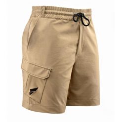 Spodenki boulderowe męskie. Brązowe szorty męskie FELSENFEST, bez wzorów, z elastanu, sportowe. Za 259.99 zł.