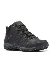 Buty COLUMBIA WOODBURN II CHUKKA WP OMN Czarny. Czarne buty trekkingowe męskie Columbia, z materiału, bez zapięcia, trekkingowe. Za 429.99 zł.
