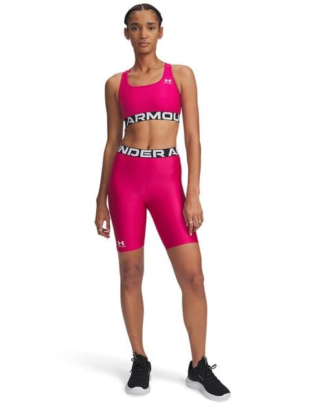 Under Armour Szorty sportowe w kolorze różowym rozmiar: XS. Różowe spodenki sportowe damskie Under Armour, xs, z materiału, outdoorowe. Za 56.53 zł.