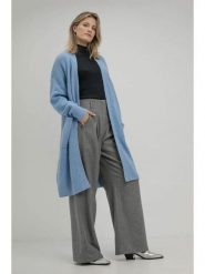 Josephine & Co Kardigan "Sjoukje" w kolorze błękitnym rozmiar: XL. Niebieskie kardigany damskie Josephine & Co, xl, bez wzorów, z wełny. Za 243.64 zł.