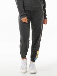 Rip Curl Spodnie dresowe w kolorze antracytowym rozmiar: S. Czarne spodnie dresowe damskie Rip Curl, s, bez wzorów, z dresówki. Za 127.35 zł.