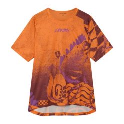 Maillot Endura SingleTrack Print. Brązowe szorty męskie ENDURA, bez wzorów, z materiału. Za 171.99 zł.