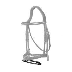 Łączony pasek na nos 3/8 konia Dy'on. Czarne paski damskie DY'ON, bez wzorów, sportowe. Za 163.50 zł.