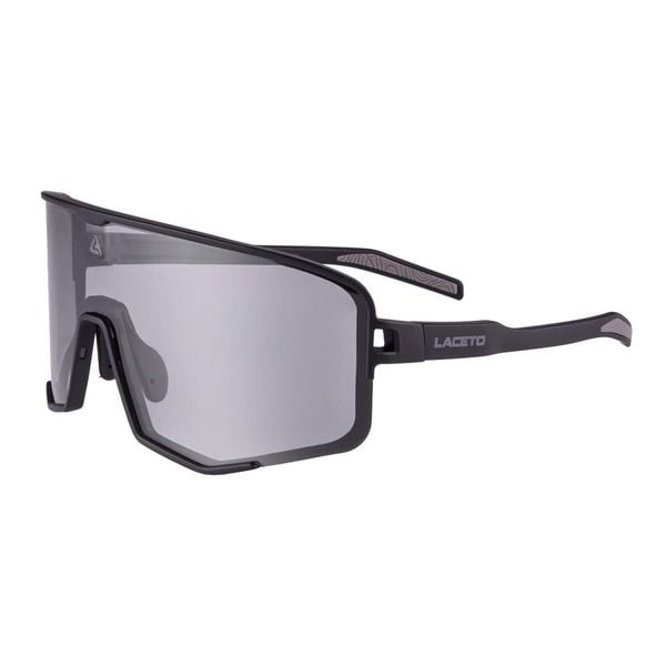 Fotochromatyczne okulary przeciwsłoneczne EZRA BLACK-SMOKED. Czarne okulary przeciwsłoneczne męskie LACETO, z materiału. Za 199.00 zł.