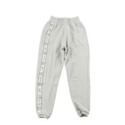 Second life - Spodnie dresowe damskie Reebok z taśmami beżowe - Jak nowy. Brązowe spodnie sportowe damskie Reebok, xs, z dresówki, do biegania. Za 143.46 zł.