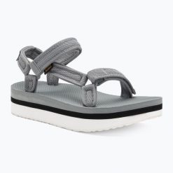 Sandały damskie Teva Flatform Universal Mesh Print. Szare obuwie trekkingowe damskie Teva. Za 139.99 zł.