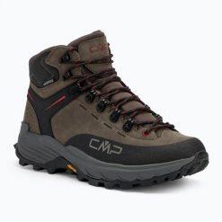 Buty trekkingowe męskie CMP Tytanus Mid WP terra / Rust. Brązowe buty trekkingowe męskie CMP, z materiału, bez zapięcia, trekkingowe. Za 839.99 zł.