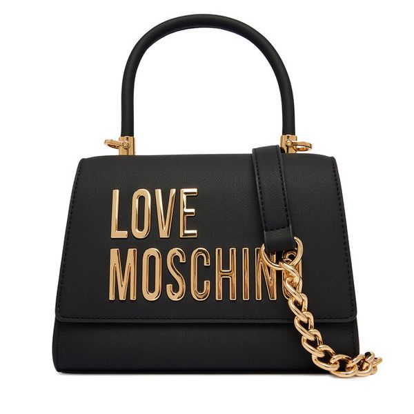 Torebka LOVE MOSCHINO. Czarne torebki klasyczne damskie Love Moschino, bez wzorów, bez dodatków. Za 1,009.00 zł.