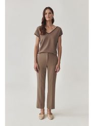 TATUUM Koszulka w kolorze brązowym rozmiar: L. Brązowe bluzki damskie Tatuum, l, bez wzorów, bez kołnierzyka. Za 143.90 zł.