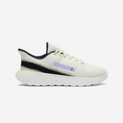 Buty sportowe damskie Decathlon KLNJ Be Fresh. Niebieskie buty sportowe na co dzień damskie Decathlon, bez wzorów, z materiału, trekkingowe. Za 89.99 zł.