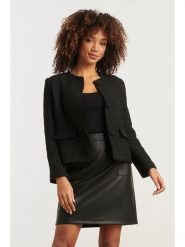 Smashed Lemon Kurtka przejściowa w kolorze czarnym rozmiar: 4XL. Czarne kurtki damskie Smashed Lemon, xl, bez wzorów, bez kaptura. Za 143.99 zł.