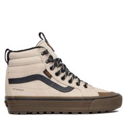 Tenisówki Vans. Brązowe trampki i tenisówki męskie Vans, bez wzorów, bez zapięcia. Za 479.99 zł.