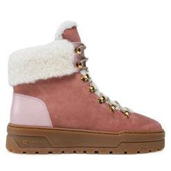 Botki Pollini. Czerwone botki damskie Pollini, bez obcasa, na płaskiej podeszwie, bez zapięcia. Za 2,459.00 zł.