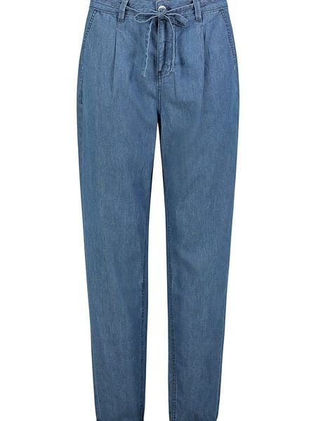 Sublevel Spodnie w kolorze niebieskim rozmiar: M. Niebieskie spodnie materiałowe damskie Sublevel, bez wzorów, z bawełny. Za 104.89 zł.