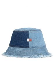 Tommy Jeans Kapelusz AW0AW18363 Niebieski. Niebieskie kapelusze damskie Tommy Jeans, bez wzorów, z bawełny. Za 229.99 zł.