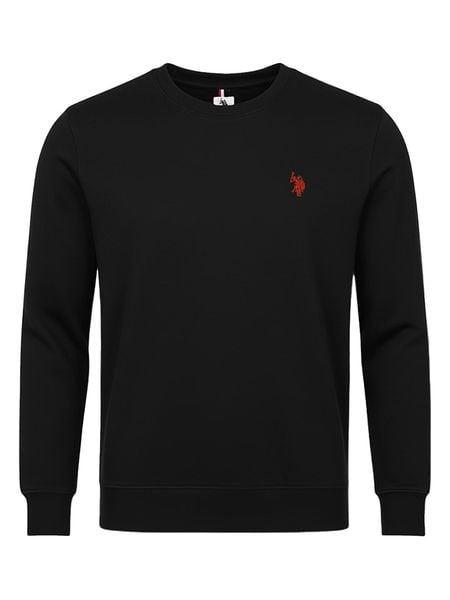 US Polo Assn Bluza w kolorze czarnym rozmiar: XL. Czarne bluzy bez kaptura męskie US POLO ASSN, xl, z bawełny. Za 119.95 zł.