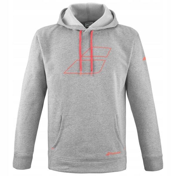 Bluza tenisowa Babolat Strike Hood Sweat. Szare bluzy z kapturem męskie BABOLAT, l, z bawełny. Za 213.49 zł.
